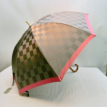 甲州産先染ほぐし織り楽器柄大寸日本製ジャンプ雨傘（2702102）