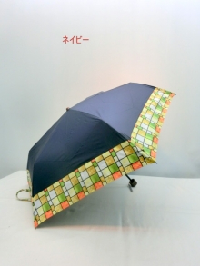 2019春夏新作）晴雨兼用傘・折畳  全天候型UV99％カット遮蔽効果ラティス切継柄超軽量ミニ折畳傘